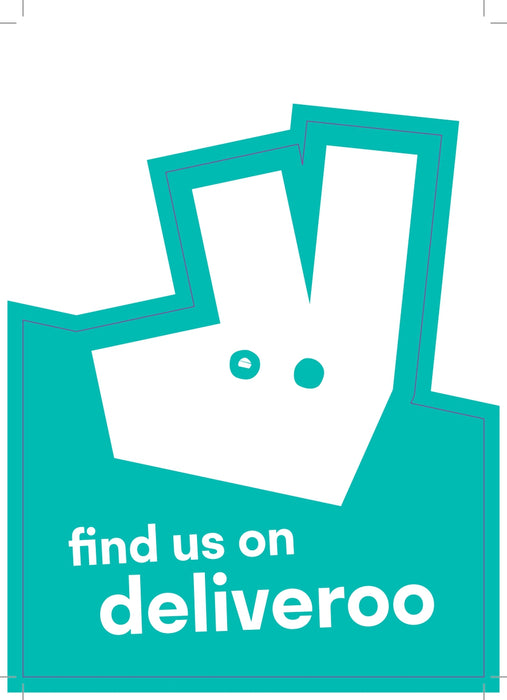 Deliveroo - Non-Exclusive Window Sticker (cut out)