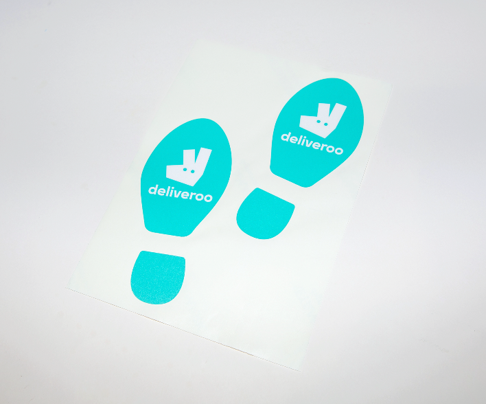 Deliveroo - Footprint Floor Sticker