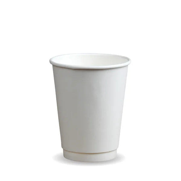 White Compostable - Double Wall BioCups