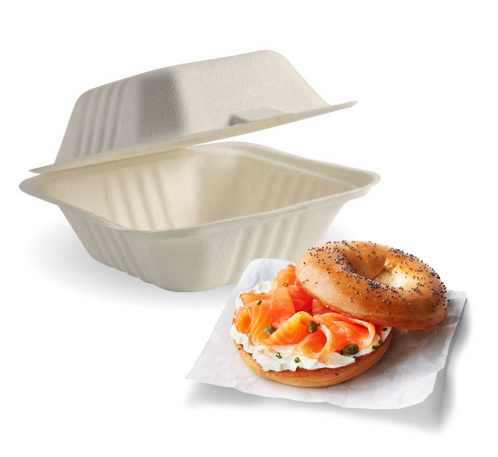 Clamshells - BioCane — Deliveroo Packaging