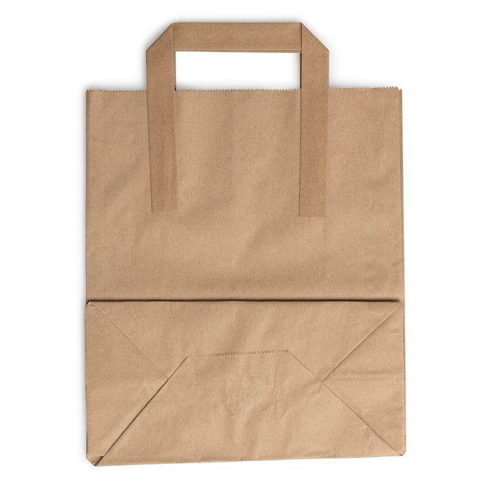 Medium Kraft SOS Bag With Flat Handle