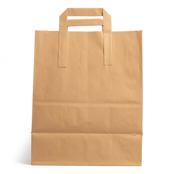 Jumbo Kraft SOS Bag With Flat Handle