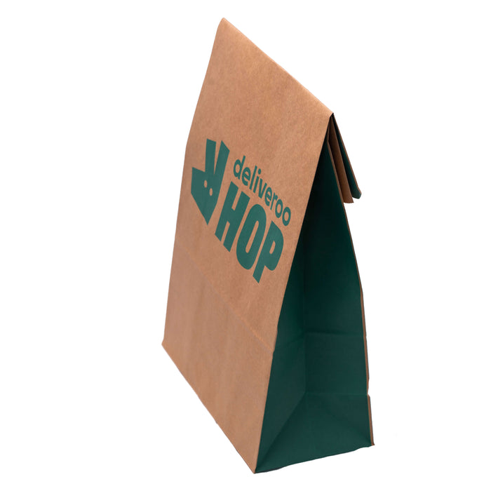 Deliveroo HOP Grab Bag - Virgin Brown 100gsm 510x310x140mm - 18 x 250/carton