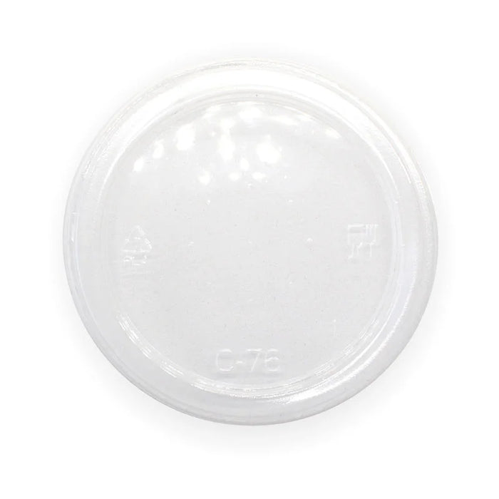 Clear PLA Lids to Fit 60-280ml PLA BioCups & Sauce Cups