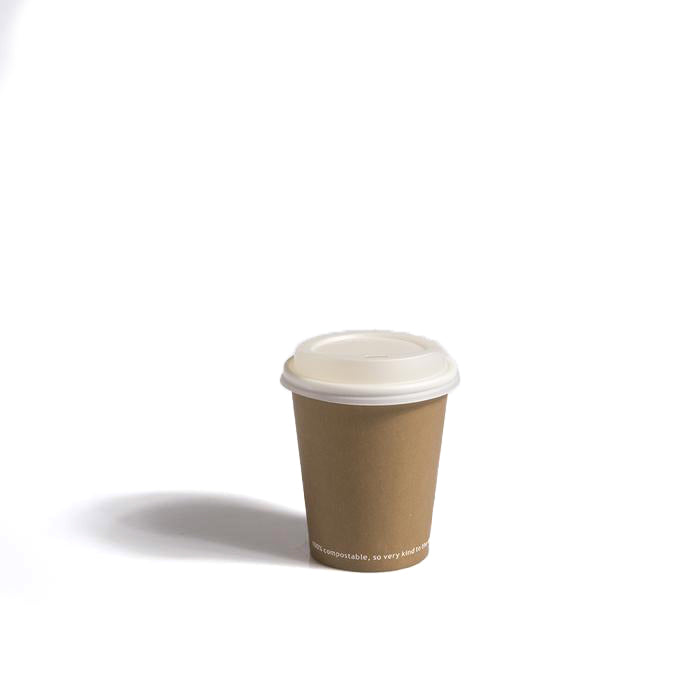 12/16oz White CPLA Coffee Cup Lids