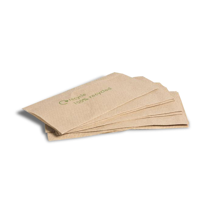 32cm 1-Ply Kraft Paper Napkins