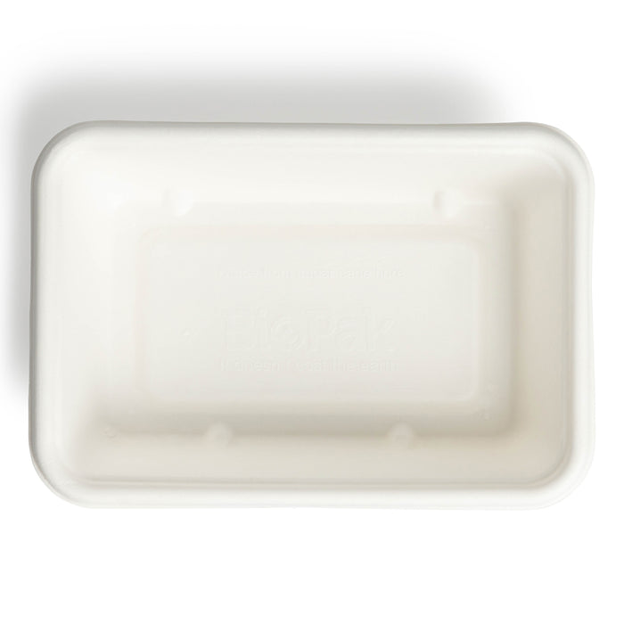 Biocane Box 600ml White BioCane Containers — Deliveroo Packaging