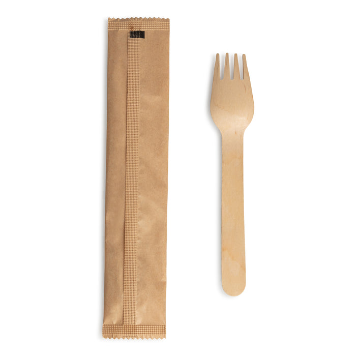 16cm Coated Wooden Fork Packs | FSC¬™ Certified