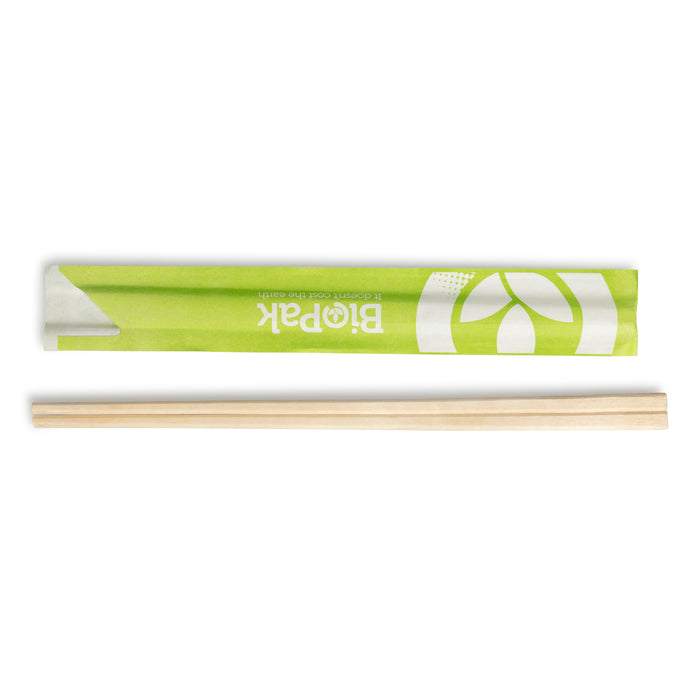21cm Individually Wrapped Wooden Chopsticks