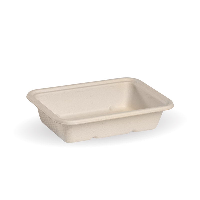 500ml Natural BioCane Containers — Deliveroo Packaging