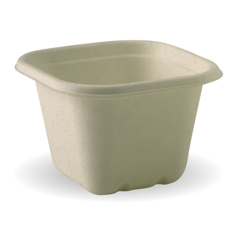 630ml Natural BioCane Takeaway Containers — Deliveroo Packaging