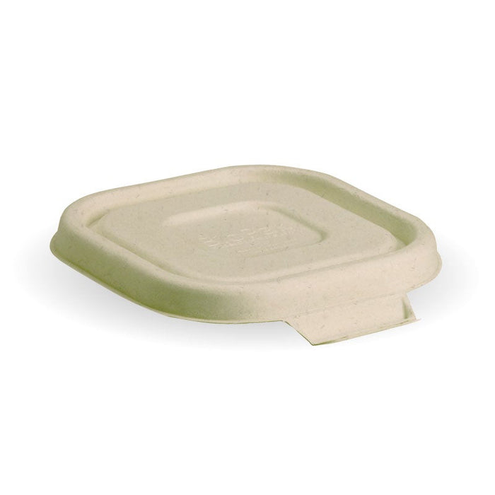 Natural Biocane Lids to Fit 280-630ml BioCane Takeaway Containers
