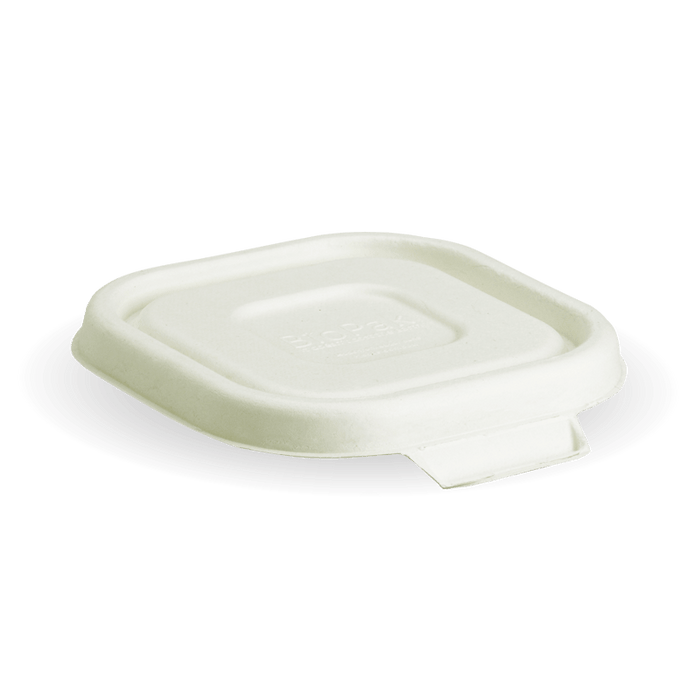 White Biocane Lids to Fit 280-630ml BioCane Takeaway Containers